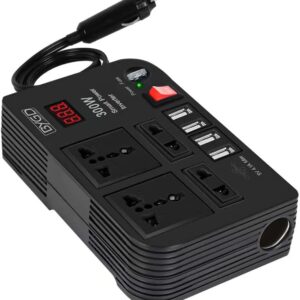 Car Power Inverter, DC 12V to 220V AC Converter