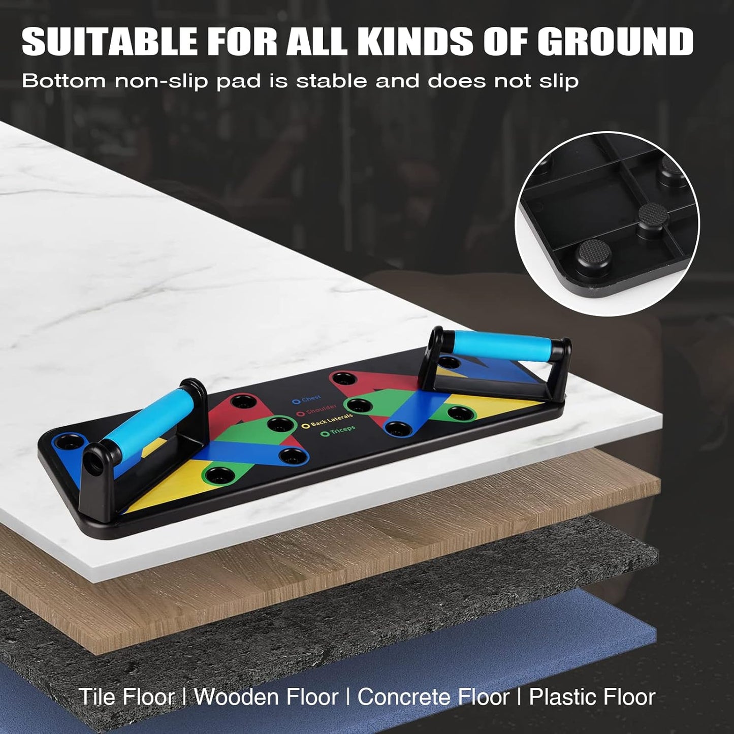 Push Up Board 9 in 1 Home Workout Equipment