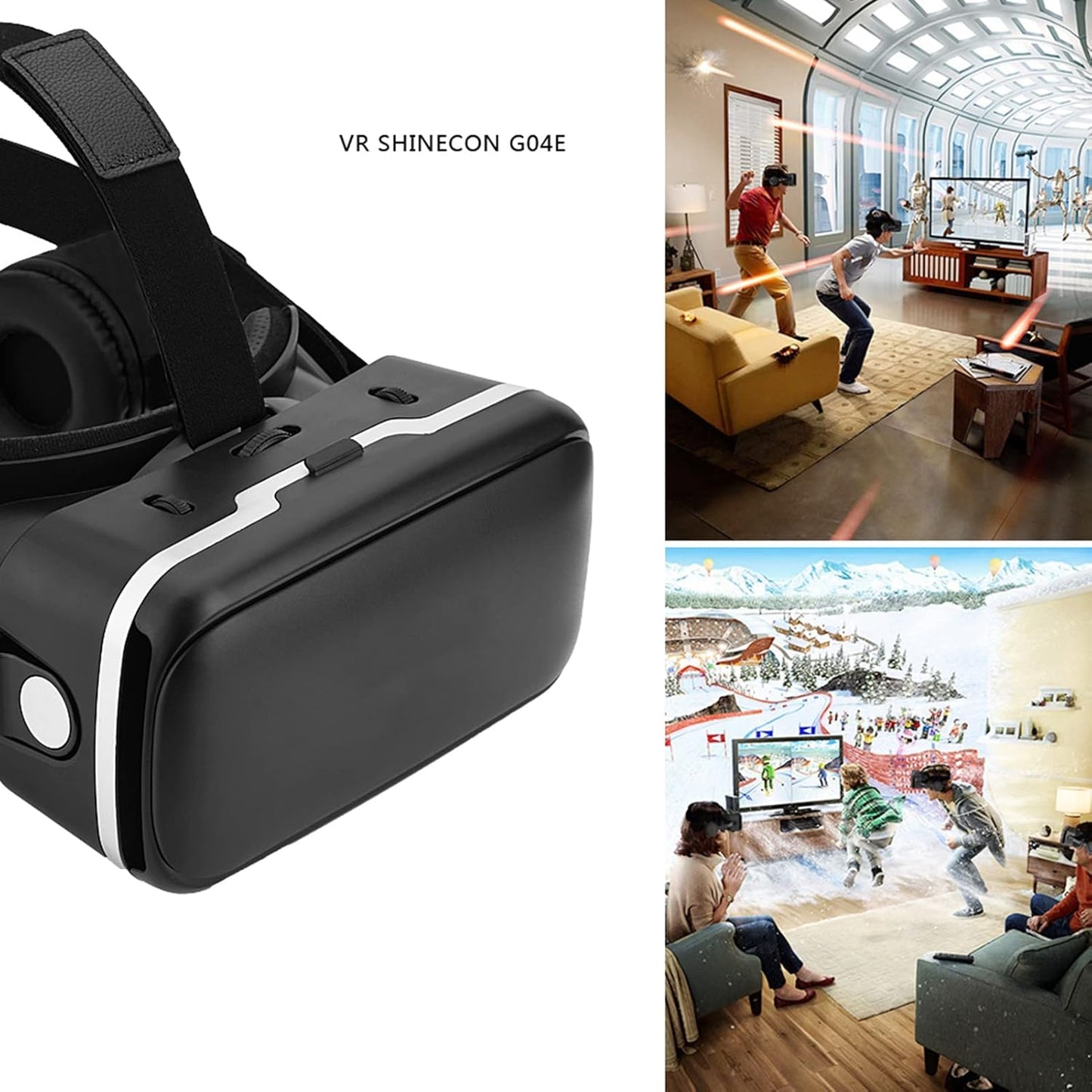 3D VR Glasses with Earphone