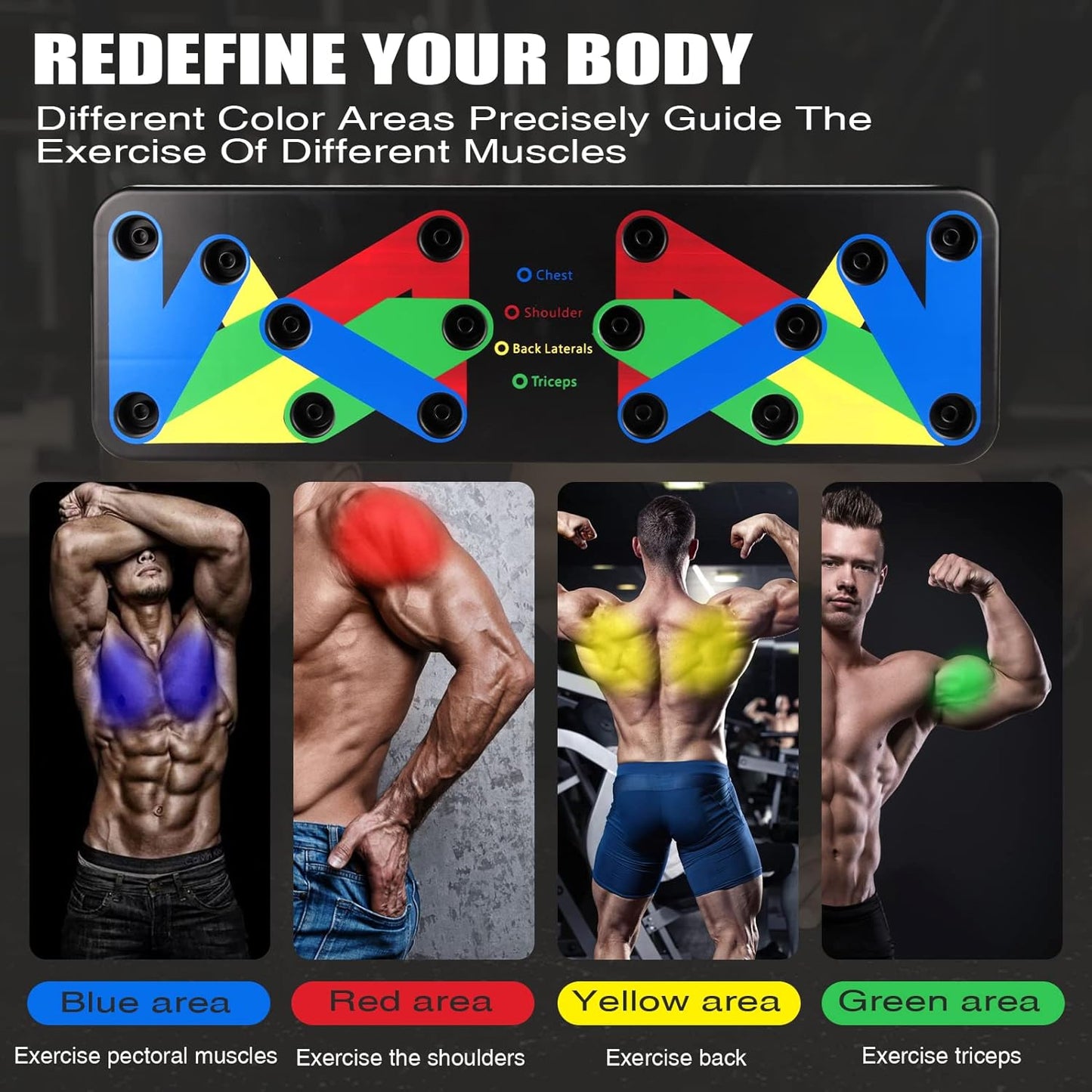 Push Up Board 9 in 1 Home Workout Equipment