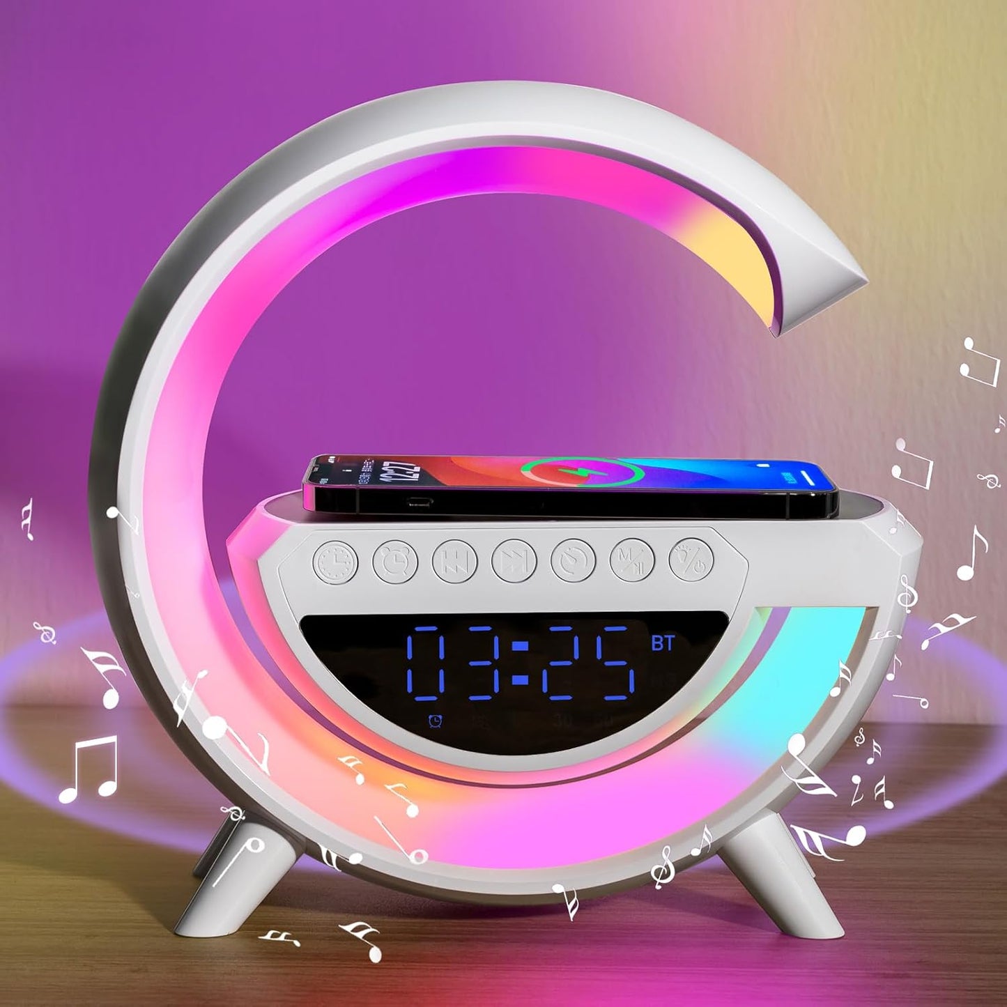 Wireless Charging G Speakers Desk Lamp for Bedroom