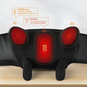 Neck and Shoulder Massager with Heat Cordless