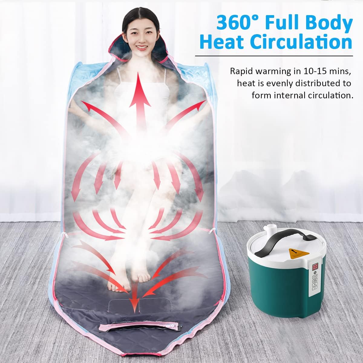 Portable Steam Sauna for Detox Relaxation