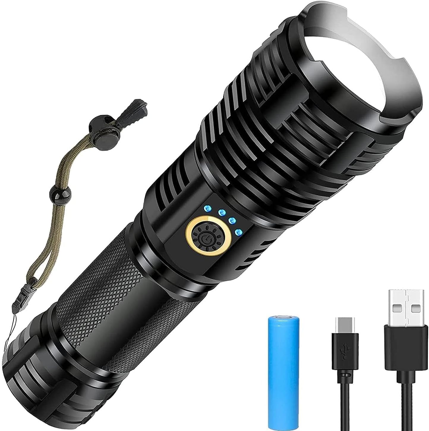 P90 Rechargeable Flashlight.