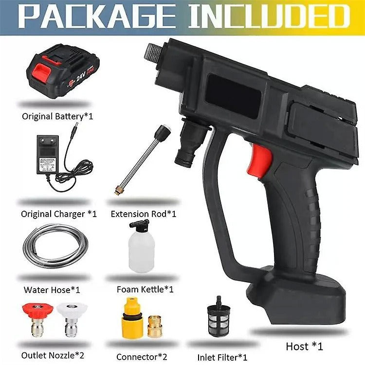 Cordless High Pressure Washer with 2 Batteries
