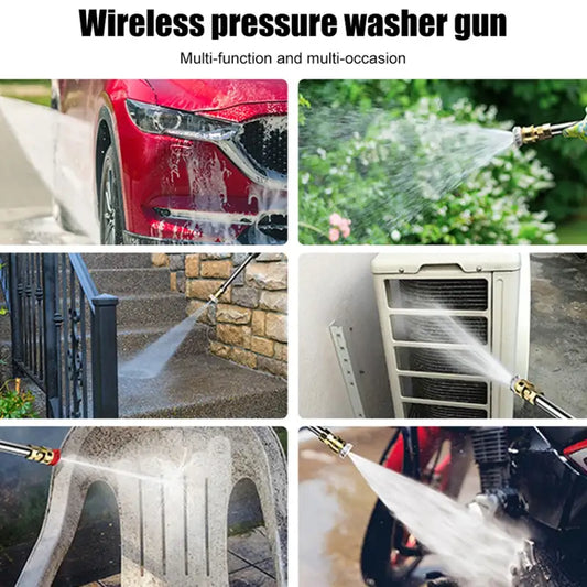 Cordless High Pressure Washer with 2 Batteries