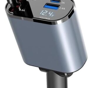 4 in 1 Fast Car Phone Charger 60W