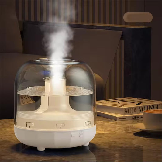 Smart Air Purifier & Humidifier | Essential Oil Diffuser, Dehumidifier, Room Freshener | Ultrasonic Aromatherapy, Moisture Absorber, Night Light | Top Home Appliances for Air Quality & Fragrance