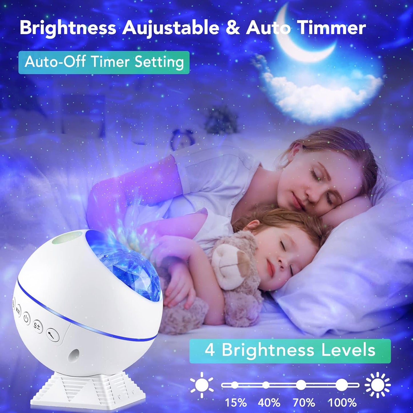 Galaxy Projector with Remote Control