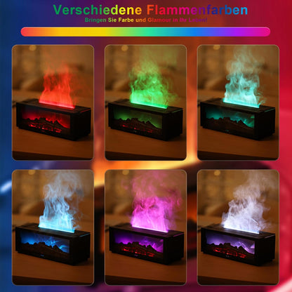 Aroma Diffuser with LED Fireplace