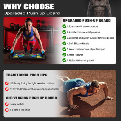 Push Up Board 9 in 1 Home Workout Equipment