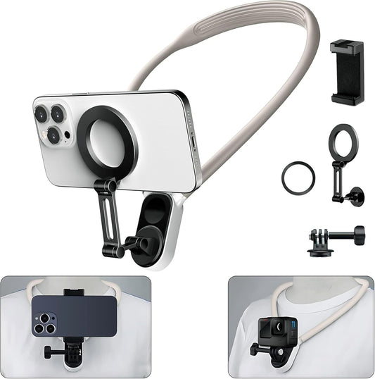 3 in 1 Magnetic Neck Phone Holder for VLOG