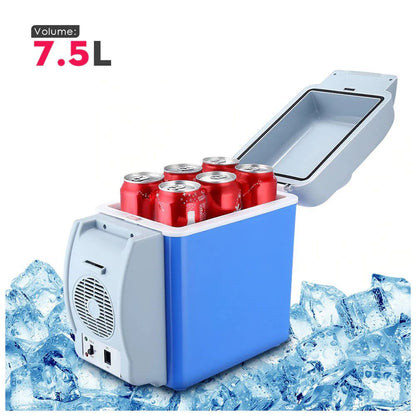 Car Portable Mini Fridge with 12V DC 7.5 L